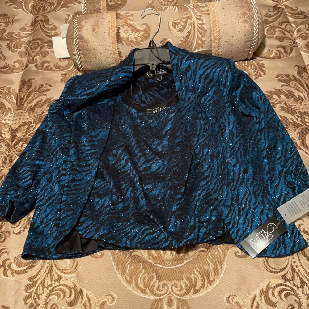 Alex Evenings Print Twinset